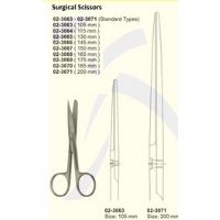 SURGICAL SCISSORS STANDARD SHARP BLUNT